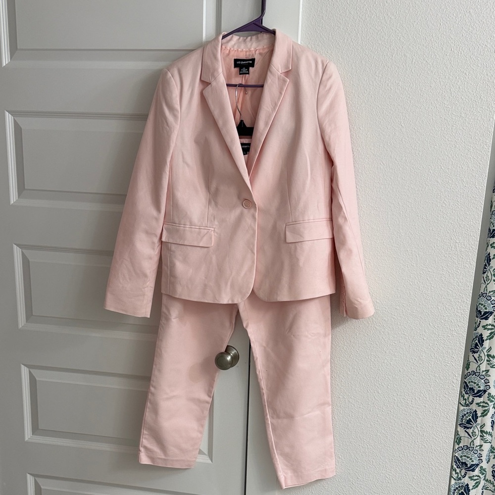 Worthington Light Pink Women's Blazer & Pant Suit